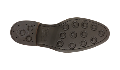 Barker Shoes Calder – Gamuza Bruñida Chocolate Zapatos Brogue Para Hombre Hombre – 1