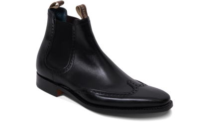 Barker Shoes Hombre Moreton – Becerro Negro Zapatos Brogue Para Hombre – 1