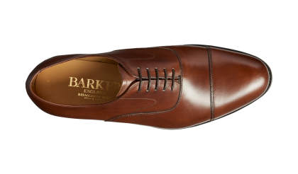 Barker Shoes Hombre Oxfords Para Hombre Malvern – Ternero De Nogal Oscuro – 1