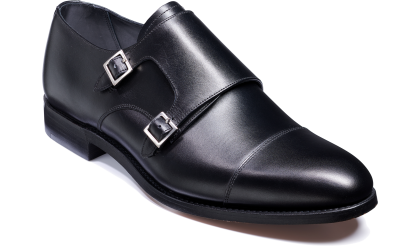 Correas De Monje Para Hombre Barker Shoes Hombre Ciudad Blanca – Becerro Negro – 1