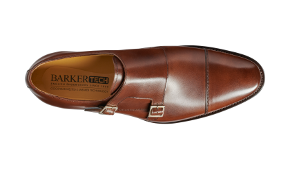 Edison – Ternero De Nogal Oscuro Correas De Monje Para Hombre Hombre Barker Shoes – 1