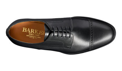 Mientras Derby Hombre Barker Shoes Ángel – Becerro Negro – 1