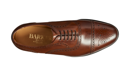 Mirfield – Ternero Nogal Oscuro Hombre Barker Shoes Zapatos Brogue Para Hombre – 1