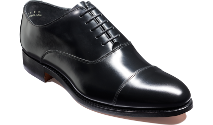 Newnham – Negro Hi-Shine Hombre Barker Shoes Oxfords Para Hombre – 1